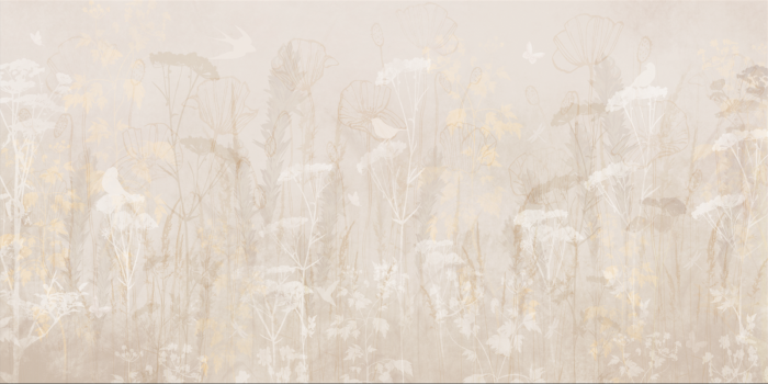 Poiana de Mătase – Fototapet floral fără îmbinări | Dreamwall [5]