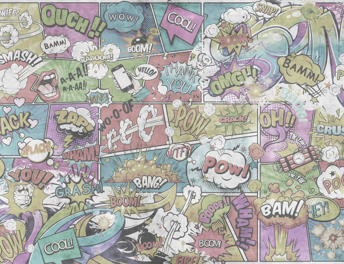 Fototapet Fara Imbinari -  Pop Art [4]