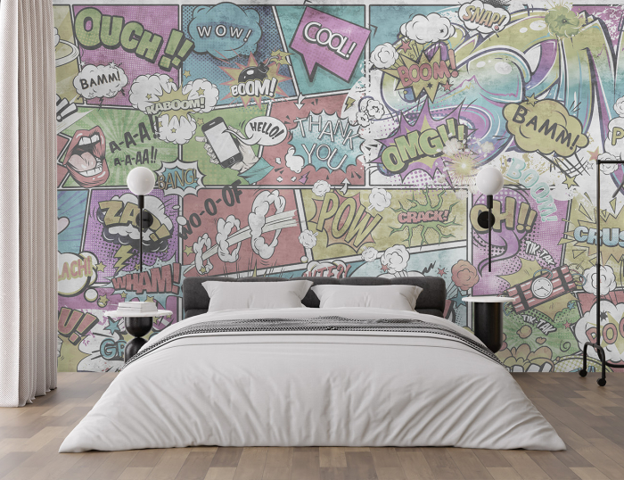 Fototapet Fara Imbinari -  Pop Art [3]