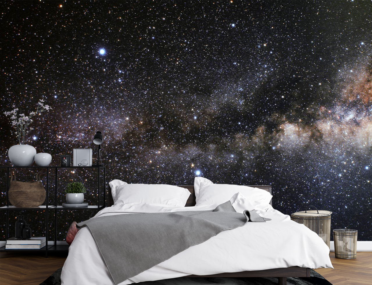 Fototapet Fara Imbinari Spațiu Cosmic - Decor Modern pentru Dormitor și Living [2]
