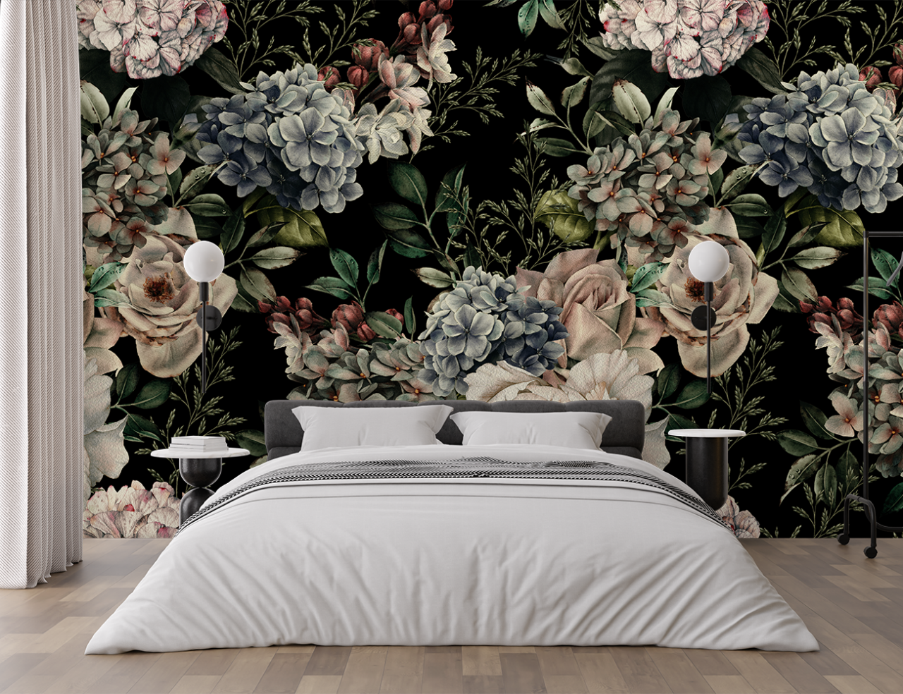 Fototapet Fara Imbinari Trandafiri Baroque Living si Dormitor [3]
