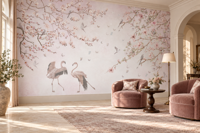 Fototapet Valsul Magnoliilor fără îmbinări | Dreamwall.ro [4]