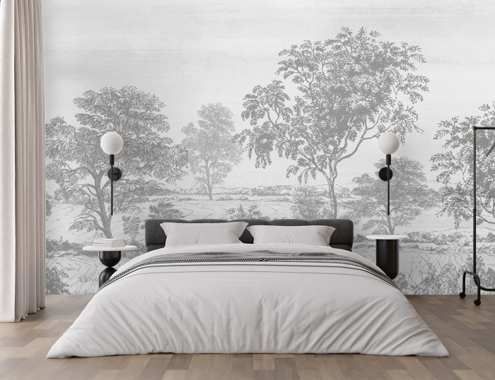 Fototapet fara imbinari - Vintage Gray [3]