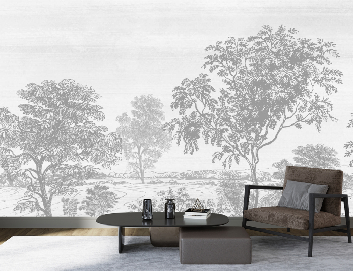 Fototapet fara imbinari - Vintage Gray [2]