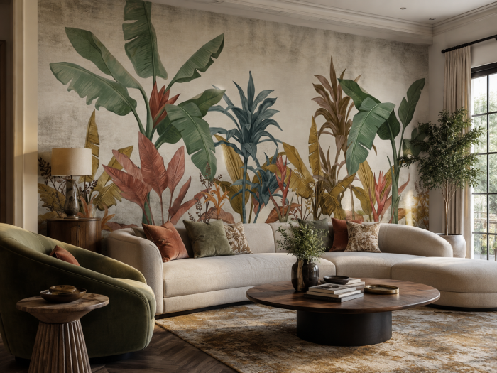 Fototapet Vis Tropical Vintage fără îmbinări | Dreamwall.ro [3]