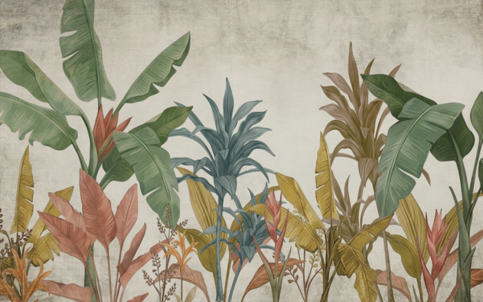Fototapet Vis Tropical Vintage fără îmbinări | Dreamwall.ro [4]