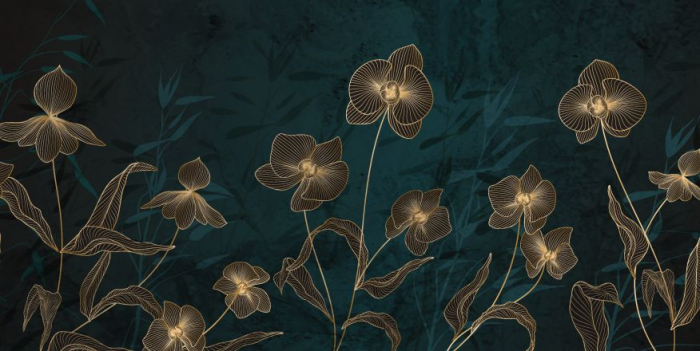 Fototapet Floricele Aurii [2]