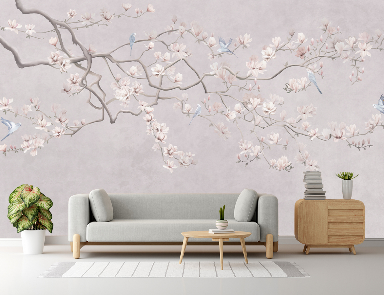 Fototapet Living & Dormitor - Crengi Pastel [2]