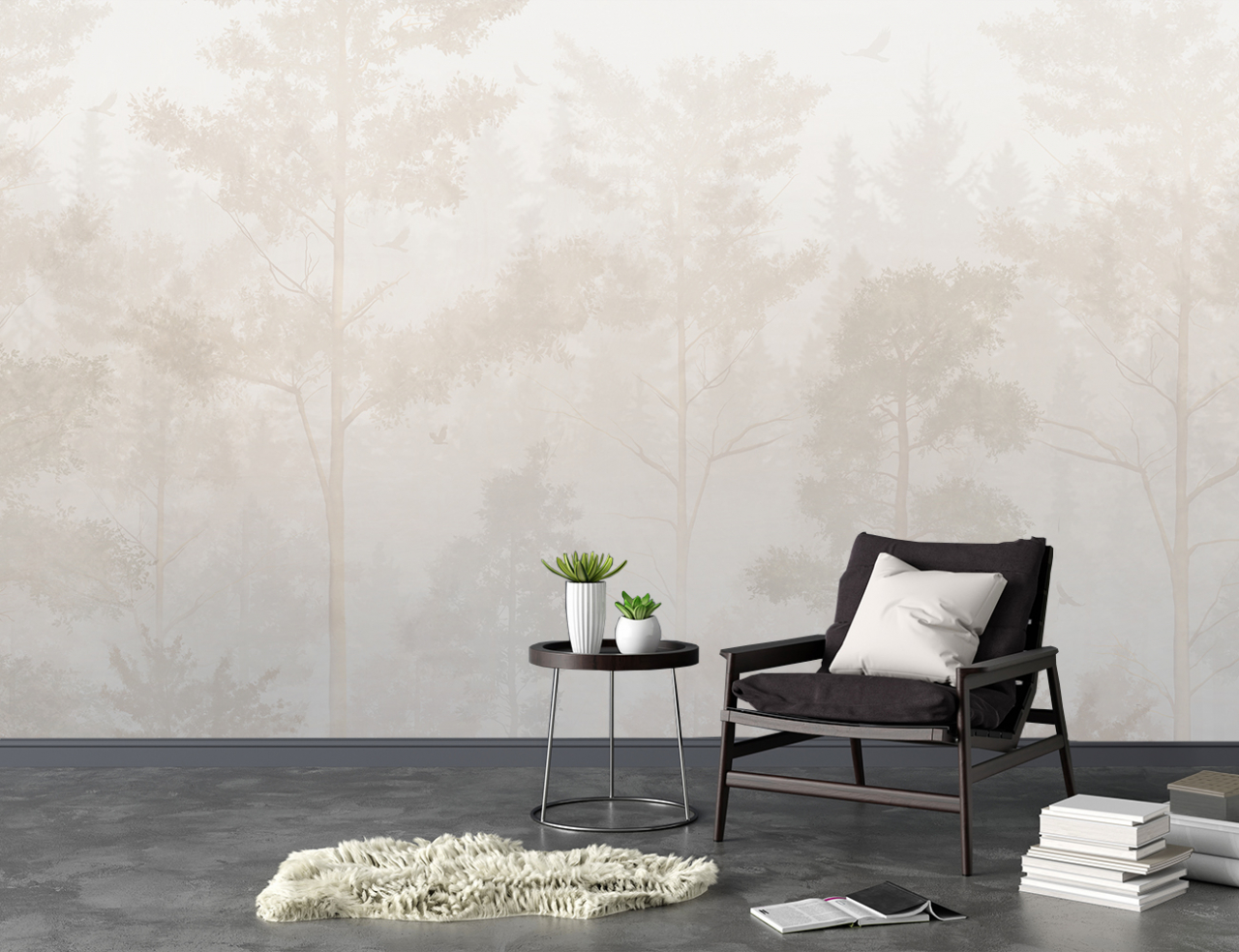 Fototapet Living & Dormitor - Misty Forest [2]