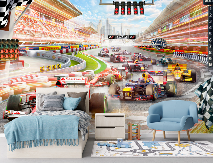 Fototapet Pentru Copii - Racing Champions [2]