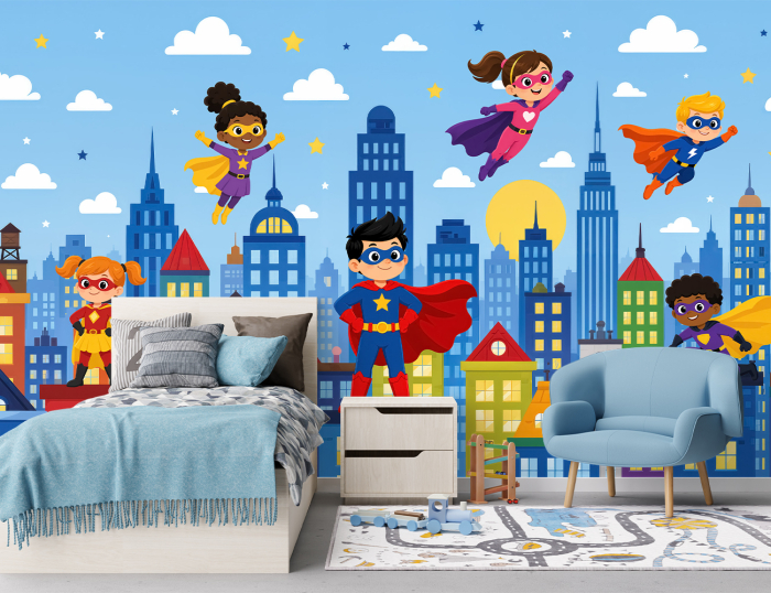 Fototapet Pentru Copii - SuperKids [4]