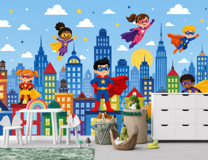 Fototapet Pentru Copii - SuperKids [3]