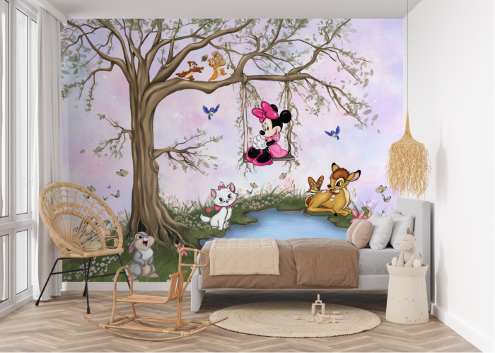 Fototapet Sweet dream friends on pink [2]