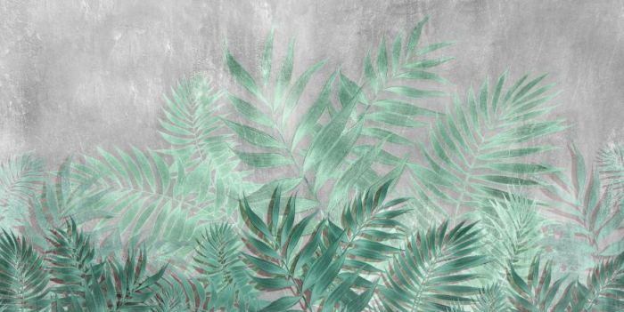 Fototapet Vintage Jungle Flowers [2]