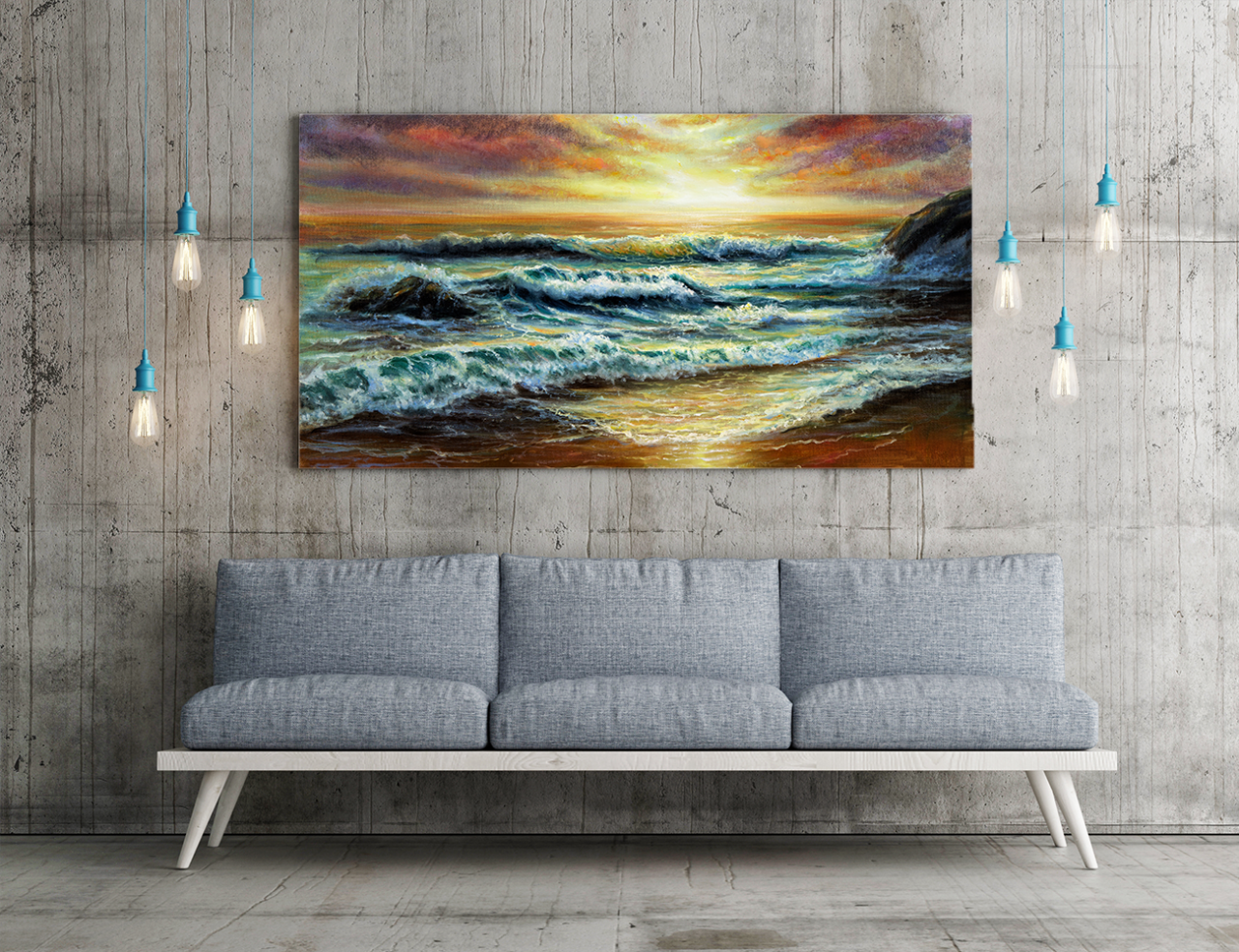 Tablou Canvas - Apus Magic [2]