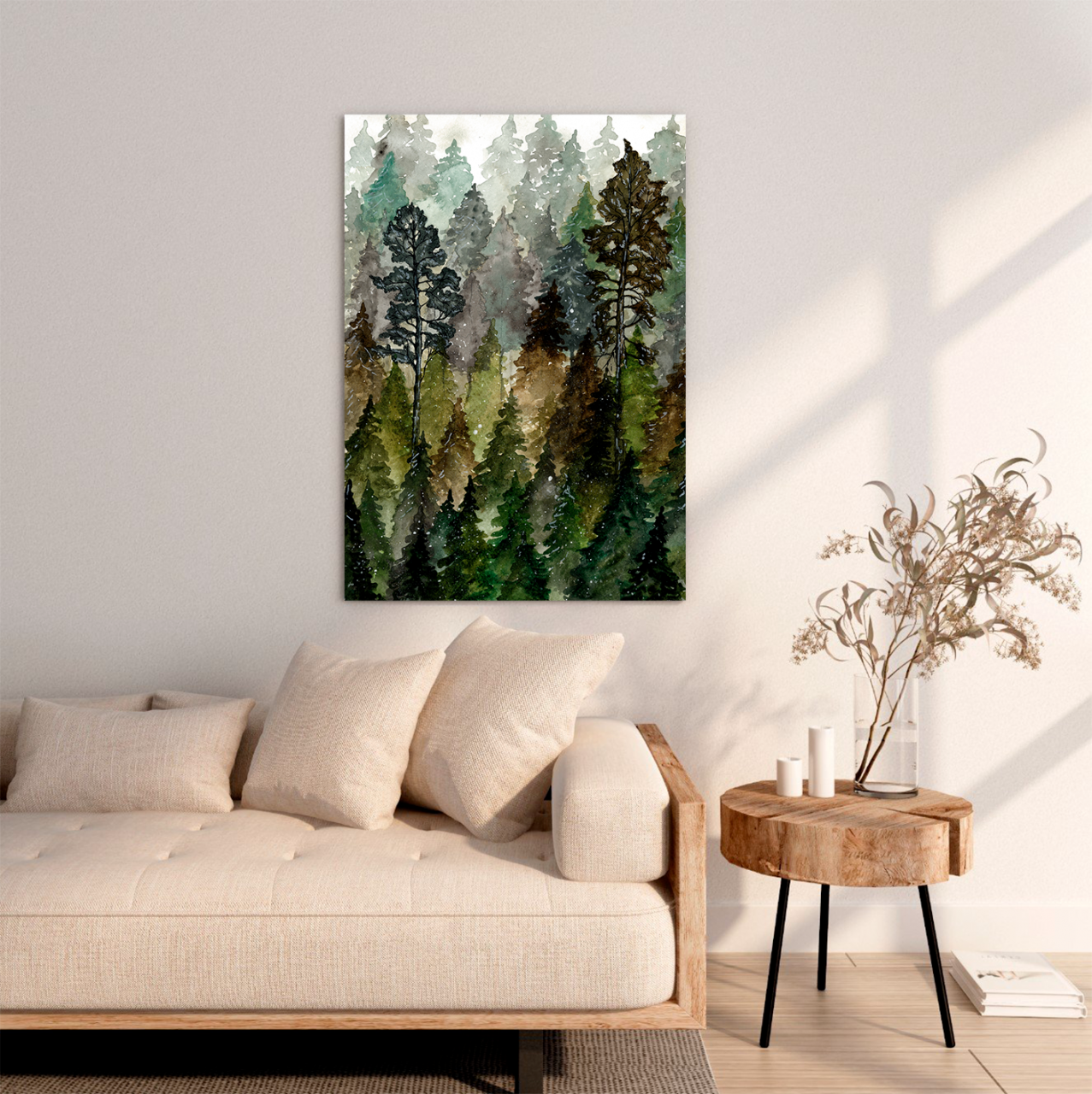 Tablou canvas brazi acuarela padure [3]