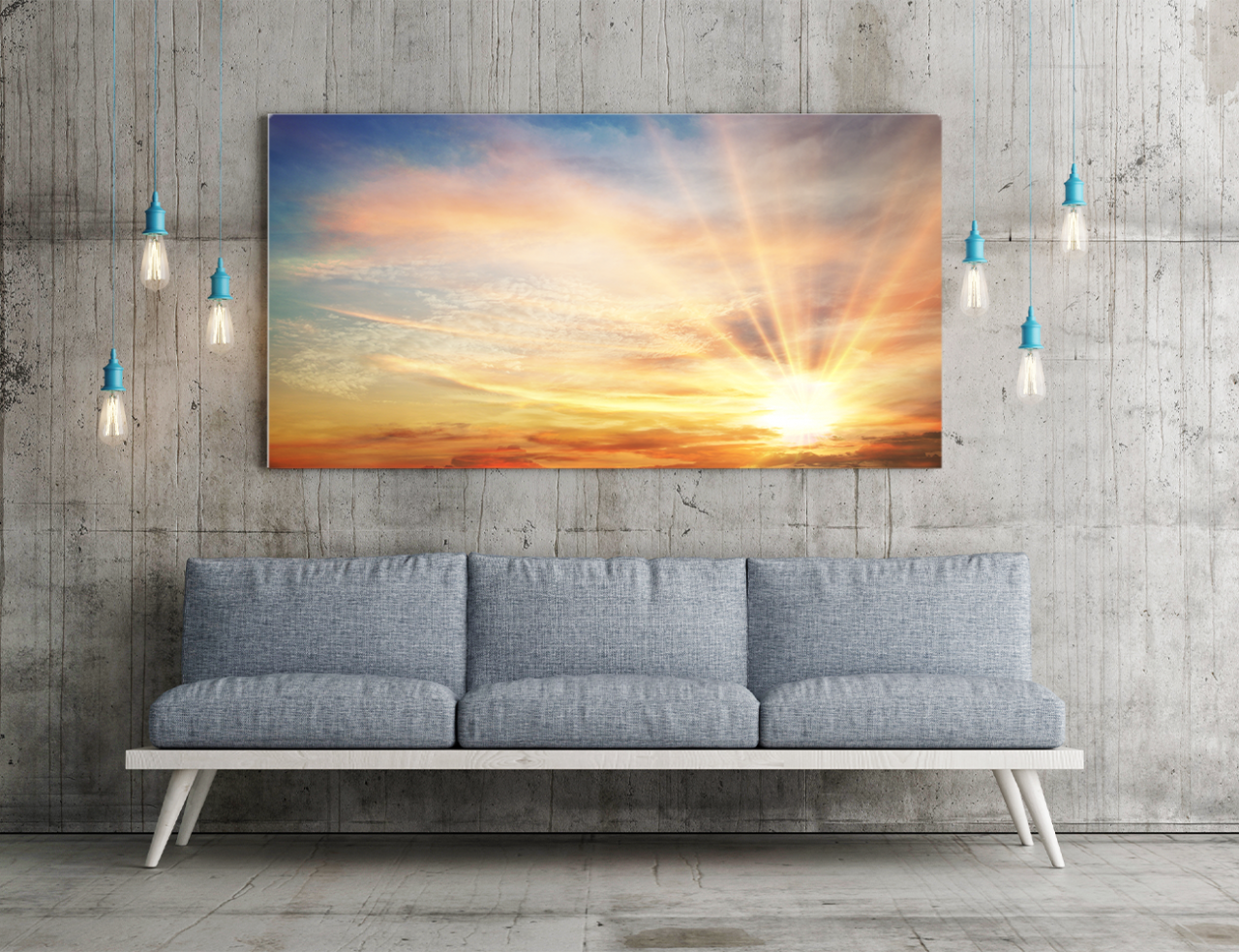 Tablou Canvas - Majestic Sunset [2]