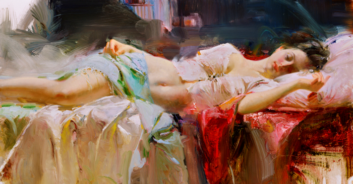 Tablou Pe Panza - Sleepy Beauty [2]