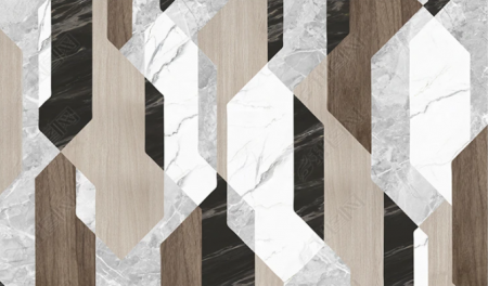 Fototapet fara imbinari Geometric Marble Panels [1]