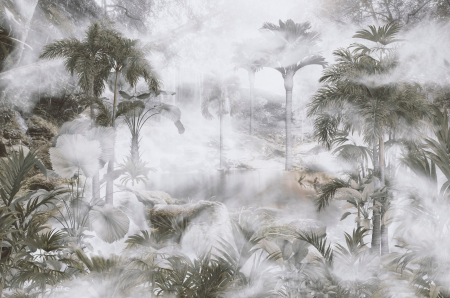 Fototapet fara imbinari Foggy Tropics [2]