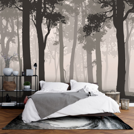 Fototapet fara imbinari Graphics Forest [2]
