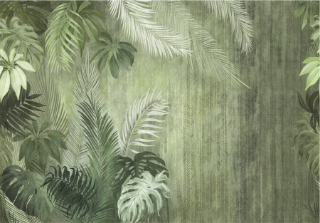 Fototapet fara imbinari Tropic Green Fresco [2]