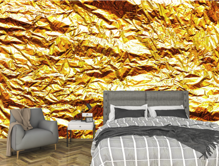 Abstract - Fototapet fara imbinari Golden Lamina