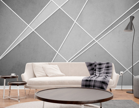 Abstract - Fototapet fara imbinari Gray Background