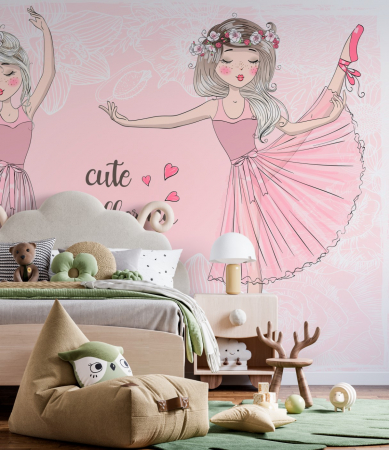 Fototapet fara imbinari Cute Ballerina [1]