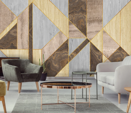 Abstract - Fototapet fara imbinari  Abstraction Marble Panels