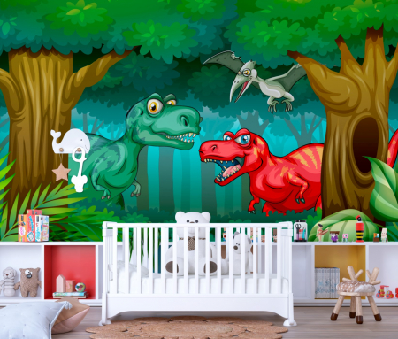 Fototapet fara imbinari Dino [1]