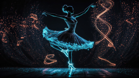 Fototapet fara imbinari  Moon Ballerina [2]