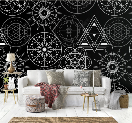 Abstract - Fototapet fara imbinari Dream Mandala