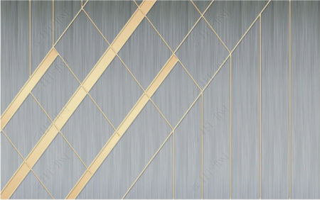 Fototapet fara imbinari Dream Abstraction Line Gold [1]