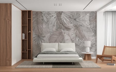 Tropical - Drawn Palm Tree