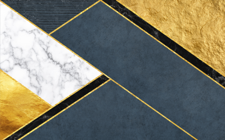 Fototapet fara imbinari Geometric Golden Mood [3]