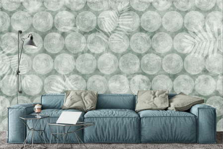 Frescă - Fototapet fara imbinari Abstract Soft Green