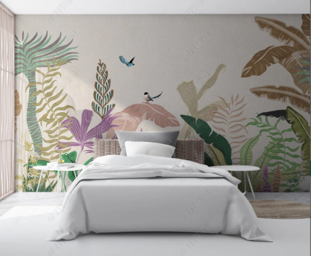 Tropical - Fototapet fara imbinari Dream Tropical Flora