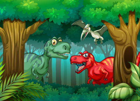 Fototapet fara imbinari Dino [2]