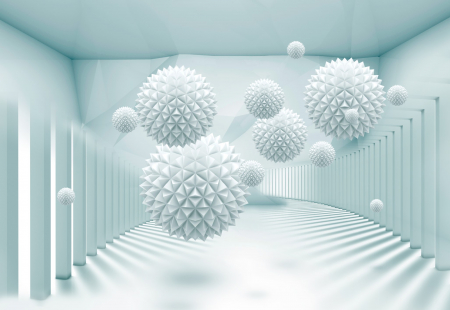 Fototapet fara imbinari Spiked Spheres [2]