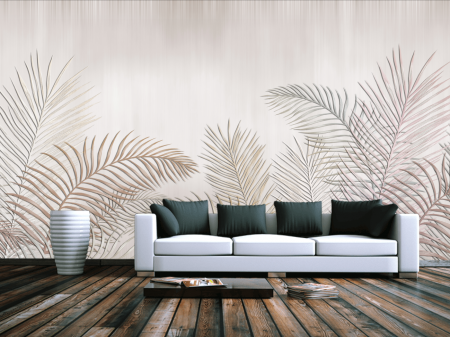 Tropical - Fototapet fara imbinari Leaf Shade