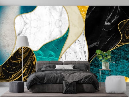Abstract - Fototapet fara imbinari Colorful Abstract Agate