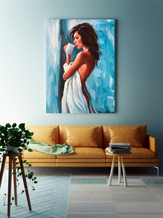 Tablouri Canvas - Tablou Canvas Morning Coffee