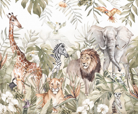 Fototapet fara imbinari Jungle Fauna [1]