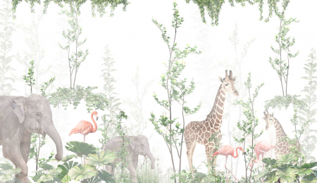Fototapet fara imbinari Animals In The Tropics [1]