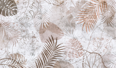 Fototapet fara imbinari Tropical Palm Leaves [1]