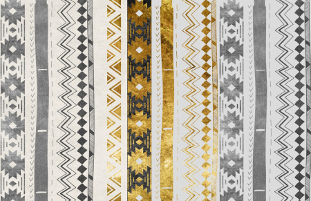 Fototapet fara imbinari Golden Art Abstraction [2]