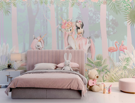 Pentru copii - Fototapet fara imbinari Forest Fairy