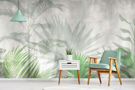 Tropical - Fototapet fara imbinari Dream Misty Jungle