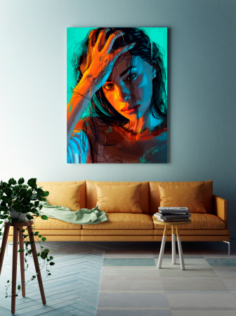 Tablouri Canvas - Tablou Pictorial Portrait